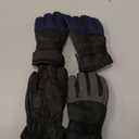 Bencailor 3 Pairs Kids Winter Gloves Waterproof Snow Ski Gloves Warm Windproof Adjustable Mittens for Boy Girl Outdoor (6-10 Years, Classic Blue, Gray, Dark Blue)