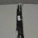 2 Pack Tension Rods Spring Tension Curtain Rod, 26 to 39 Inch Adjustable Black Tension Rod, Small Curtain Rods Spring Loaded Curtains Tension Rods for Window, Bathroom, Cupboard, Kitchen, Home