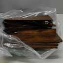 TUTOTAK Small Narrow Side Table with Charging Station, Skinny End Table for Small Spaces, Slim Nightstand with USB Ports and Outlet, Sofa Beside Table with Wheels, Rustic Brown TB01BB047C