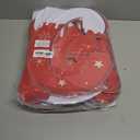 18 Pieces Large Merry Christmas Yard Signs with Solar LED Light Christmas Red Snowflake Yard Signs with Stakes 15.7 Inch Waterproof Outdoor Letter Decoration Lawn Sign for Holiday Party Garden