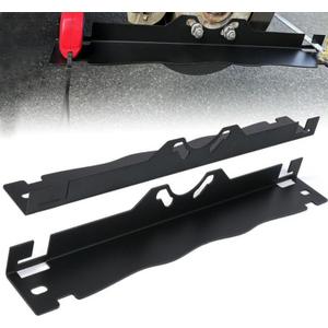 Wheel Alignment Tools, 2PCS Accurate Toe Alignment Measurements Plates Kit, Heavy Duty Stainless Steel DIY Align Measuring Tool Hanging Holes for Various Vehicles (Black)