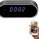 Clock Camera 1080P Mini Cam Clock, Motion Detection, Smart Camera for Pet Security WiFi Cam, Pet Monitor -No Audio