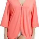 Baleaf Women's Long Sleeve Sun Shirts UPF 50+ Lightweight Open Front Cardigan with Pockets Beach Cover Up SPF Sun Wrap, M