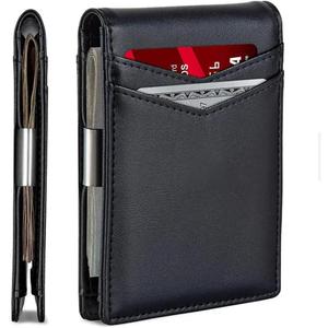 Money Clip Wallet for Men
RFID Blocking, Slim, Bifold, Front Pocket, Credit Card Holder, with Secure Clip