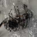 Lynnoland Black 10-Light Chandelier, Farmhouse Chandeliers for Dining Room Lighting Fixtures Hanging, Vintage Candle Pendant Light Fixtures Chandelier for Bedroom, Foyer and Living Room