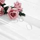 EurCross Clear Shower Curtain Liner 60 x 72, PVC-Free Waterproof PEVA Small Bathroom Shower Curtain Liner with 5 Magnets,10 Metal Holes