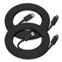 2Pack for Apple USB C to USB C Charging Cable 6ft 60W,Long Type C to C Fast Charger Cord,for iPhone 16 E/17/Air/15/Pro/Plus/Pro Max,for MacBook Pro/Air,for iPad Pro12.9/11in,Air 4/5,Mini 6/7 - Black