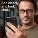 Gaoye 3.5 Professional Reading Glasses for All Day - Computer Readers with Blue Light Protection - Value Pack, Black