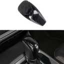 Youtaiche Car ABS Carbon Fiber Gear Shift Knob Trim Cover Sticker Decal Interior Accessories for Subaru Crosstrek & Impreza 2024 2025 / Forester 2025 (NOT for Forester Wilderness)