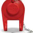 Korky 100BP Ultra High Performance Flapper Fits Most Toilets - Long Lasting Rubber - Easy to Install - Made in USA, Small, Red,1 Pack