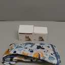 Interactive Cat Toys Ball - 2pcs Automatic Fast Rolling Ball in Play Mat, Hide and Seek Mouse Catching Game, Low-Noise Cat Enrichment Toys in Pouch for Indoor Bored Cats(Paw Print Pattern - Round)