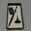 Metal Gravity Spinner Pen  Crafted with Japanese Precision, Anodized for a Sleek Metallic Finish  Relieves Stress & Sparks Creativity  Elegant Gift for Professionals and Graduates (Black)