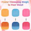3 Pack Slow-Rise Stress Relief Strong Sensory Toys for Kids & Adults, Color-Changing Squishy Fidget Balls, Non-Toxic Fidget Toys for Classroom & Office, Slow Rebund Toys for Boys Girls