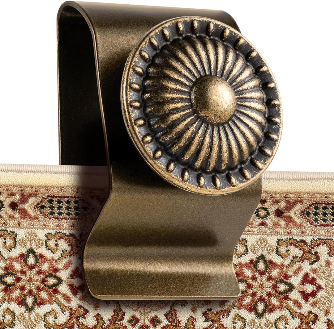 Quilt Hanger for Wall for Display,4 Pack Stainless Steel,Tapestry Hangers,Tapestry Hangers for Walls,(Bronze)