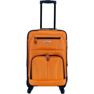 Rockland Pasadena Expandable Spinner Carry-on 19", Orange