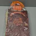 Fall Thanksgiving Paper Gift Bags with Handles Bulk Small Pumpkin Treat Bags Autumn Kraft Paper for Holiday Wedding Birthday Party Supplies (24PCS 6.1"×9.8"×3.1")