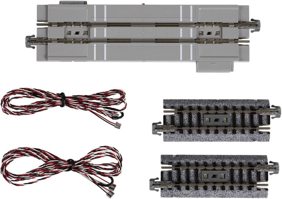 Double Track Attachment Set for Automatic Crossing Gate S (Model Train)