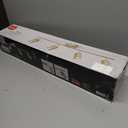 Globe Electric Pratt 4-Light Track Lighting, Matte Brass, Gold