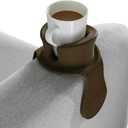 Sofa Cup Holder - Watruer The Ultimate Anti-Spill Holder Silicone Drink Holder for Your Sofa or Couch - Brown