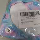 Girls Swimsuit Size 4-5t Blue Purple Scrawl Bathing Suit One Piece Swimwear with UPF 50+ Sun Protection