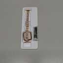 QUNDAXI Slim Watch Band Compatible with Apple Watch 41mm 45mm 42mm 44mm 40mm 38mm Metal stainless steel Watchband suitable for iWatch 87654321SE series Women Luxury strap (Rose Gold, 42mm 44mm 45mm Series 1-9/SE)