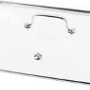 Griddle Glass Lid for Vayepro 17-inch flat griddle, Clear Pot Cover Accessories, Glass Basting, Keep Warm and Prevent Splashing (16.14"L x 10.62"W)