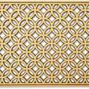 DII Rubber Doormats Collection All Weather, 18x30, Gold Double Ring (1'6" x 2'6" (Rectangular))