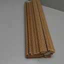 LazBlinds No Drill Bamboo Roman Shades, 20" W x 48" H, Star-Brown