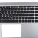 wzqrps Replacement for HP EliteBook 850 G8 855 850 G7 15.6" Laptop Upper Case Palmrest Backlit Keyboard Assembly Part M35816001 M07491001 M35818001 M35847001