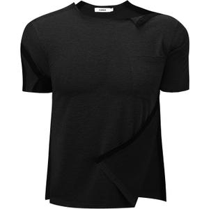 Post Shoulder Surgery Recovery Shirts for Men - Tear Away Snaps Adaptive Chemo Port & Rotator Cuff Shirt Short Sleeve,XXL