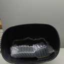 BestOffice | 13 Gallon Trash Can with Lid | Automatic Touchless Garbage Can | Odor Control | Modern Oval Design | Easy to Clean | Plastic | Black | Fits Any Kitchen, Bathroom, Office or Home