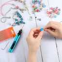 Uolor 3-Speed Cordless Mini Drill Pen, Rechargeable DIY Electric Hand Drill with 10 Small Drill Bits, Micro Drill Set for Jewelry Making Stone Plastic Resin Keychains