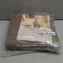 Corner Kitchen Rugs Non Slip Washable, Rubber Backed Circular Sector Kitchen Mats for Floor, Super Absorbent Imitation Linen Braided Kitchen Floor Mat for Sink Corner Areas (Brown, Radius 39")