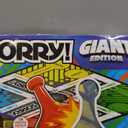 Giant SORRY! Classic Family Board Game Indoor Outdoor Retro Party Activity Summer Toy with Oversized Gameboard, for Adults and Kids Ages 6 and up