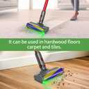 2 x Vacuum Cleaners Parts for Dyson V7 V8 V10 V11 V15, Roller Brush Power Head Replacement with Green LED Light, Motorhead Hardwood Floor Attachments for Vacuum (D025)