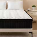 Queen Mattress 12 Inch Hybrid Mattresses with Memory Foam - Mattress in a Box with Individual Pocket Spring - Medium Firm Sleep Support Pressure Relief CertiPUR-US Certified 12 Inch Queen