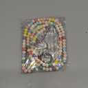 Lanyards for ID Badges Teacher Gifts Cute Wooden Beaded Lanyard with ID Holder Retractable Badge Reel Keys Eyeglass Chains for Women (Colorful)