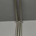 Brushed Nickel Shower Curtain Rods - 31-80 Inch Spring Tension Shower Rods for Bathroom, Adjustable, No Drilling, No Rust, Stainless Steel