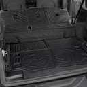 Cargo Mat for 2021-2025 2026 Jeep Wrangler JL 4XE (4-Door Unlimitied), Full Coverage All Weather TPE Protector Cargo Mat with Backrest Mat Trunk Mat Cargo Liner for Jeep Wrangler 4XE Accessories