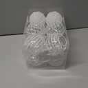 12CT Christmas Ball Ornaments White Shatterproof Clear Large Plastic Christmas Tree Decoration, Delicate Hanging Ornaments for Xmas Party, Wedding, Holiday and Home Dcor(70mm/2.76")