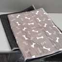 Washable Pee Pads for Dogs, 2 Pack Large Reusable Puppy Pads, Non-Slip Waterproof Dog Mats for Floors, Fast-Absorbent Whelping Pad, Playpen Mat for Crate or Indoor Use (36"x48", Gray)