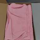 NZNDB 4 Pack Cotton Towel Set, Contains 2 Hand Towels 14x30in & 2 Wash Coths 14x14in, Pink Soft Bathroom Bow Towel Set, Highly Absorbent & Lightweight, Preppy Bath Decor Wedding Gift