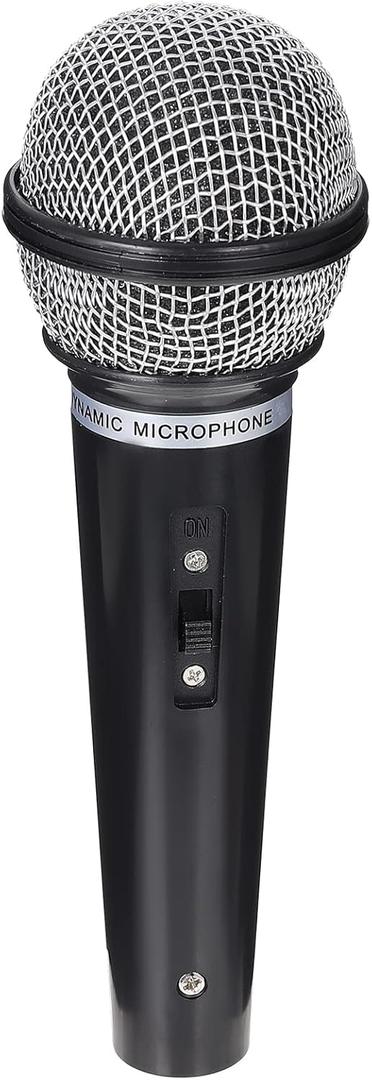 NUOBESTY Toy Microphone Prop Play Plastic Mics Simulate Speech Microphone Props for Karaoke Fun or Costume Prop