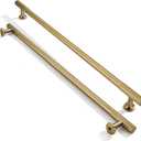 1-Pack 12 Inch Hole Center Champagne Bronze Cabinet Pulls Solid Heavy Duty Cabinet Pull is Suitable for Drawers Dressers Handles Kitchens Bathroom cabinets