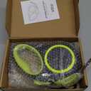 Fida Retractable Dog Leash, Reflective 16ft Heavy Duty Pet Walking Leash for Medium/Large Dog up to 44 lbs, Tangle Free. One-Hand Brake (Medium, Neon Yellow)