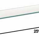 Moen DN7790BN Lounge Bathroom Vanity Shelf, Brushed Nickel, 25 Inches X 5.5 Inches X 3.75 Inches