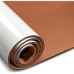 Fullfire Boat Flooring Eva Foam Decking Sheet, Brushed Marine Boat Deck Flooring with Self-Adhesive for Pontoon Bass Jon Boat Motorboat RV Yacht Kayak Floor 94"x47"/23.5"/16" (Brown)