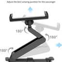 Car Headrest Backseat Mount, 360 Rotating Adjustable Car Backseat Headrest Tablet/Phone Holder, Compatible for All 4"-11" Tablets, cellphones, iPhone, iPad Air Mini,Tabs.