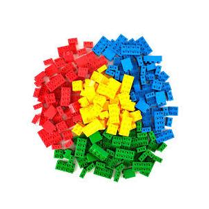 Best Blocks Big Blocks Set, Large Building Blocks for Ages 3 and Up, 100% Compatible with All Major Brands, Classic Colors, 204 Pieces