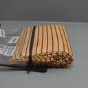 Striped Duvet Cover Set Full Size Yellow Brown Striped Bedding Set | Retro Vertical Stripes Dorm Comforter Duvet Soft Lightweight Microfiber Duvet Cover with 2 Pillowcases,Zip Closure,No Insert